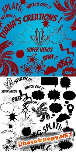 Comic Action Brushes