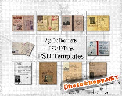 Age Old Documents PSD