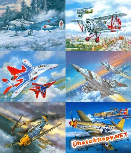 Рисованная боевая авиация