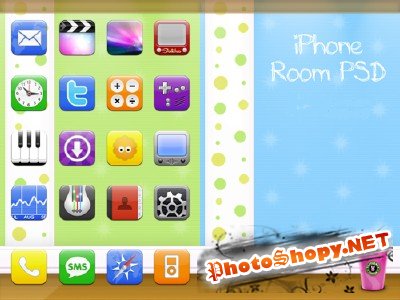 IPhone Room PSD