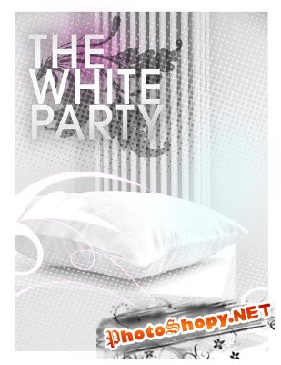 White party flyer