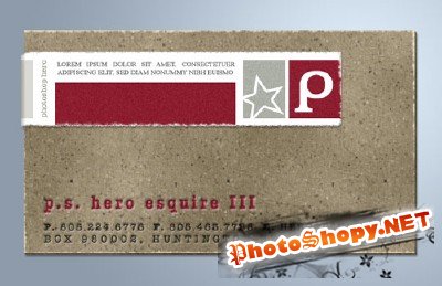 Cardboard And Torn Paper Business Card