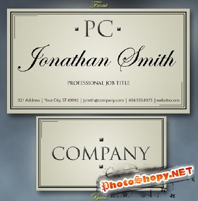 Free Business Card template Vol.4