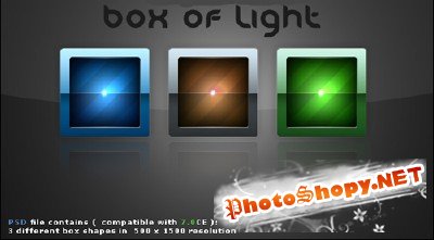 Box of Light PSD file