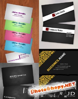 PSD Business Cards 2011 pack # 6