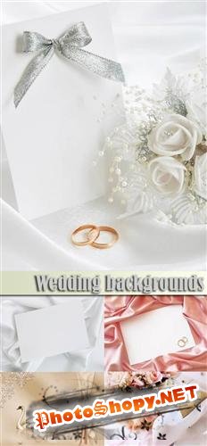 Свадебные фоны с обручальными кольцами
