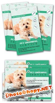 Pet Grooming Card