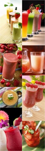 Berry Cocktails Cliparts - Berry, smoothies
