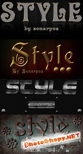 Железные стили | Steel Styles (asl photoshop)