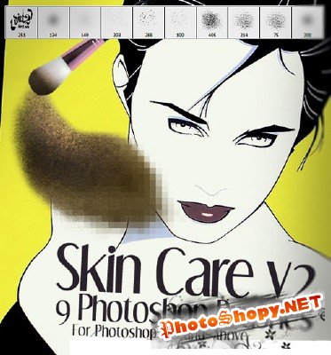 Skin Care v2 Photoshop Brushes