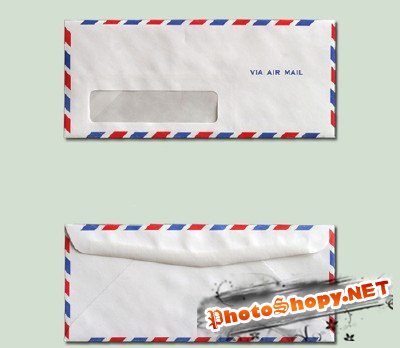 Airmail envelope psd