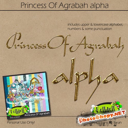 Scrap-kit - Princess Of Agrabah Alpha