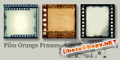 Film grunge frames