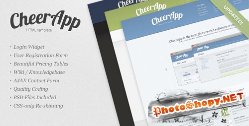 CheerApp - ThemeForest Premium App HTML Template