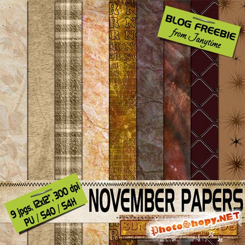 Textures - November Papers