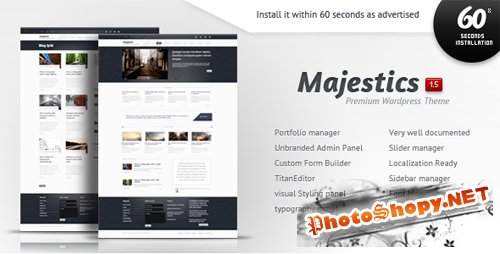 Themeforest Majestics - Premium Wordpress Theme v1.5