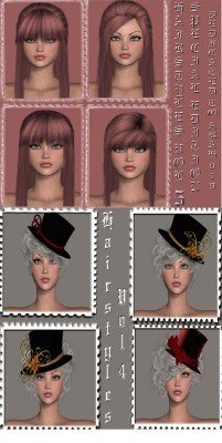 Hairstyles vol.4-5 PSD