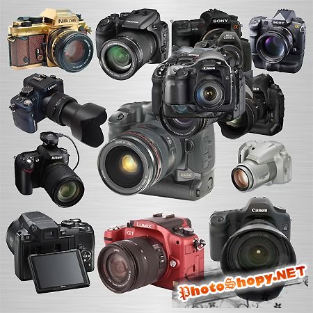 PSD исходники - Фотоаппараты