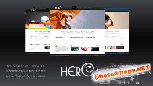 MojoThemes - Hero Business & Portfolio HTML Template - Rip