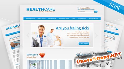 MojoThemes - Health Care – HTML Template - Rip