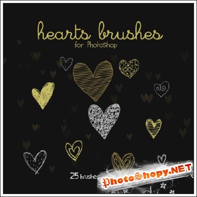 Hearts brushes II