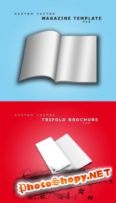 Brochure and Magazine Templates PSD