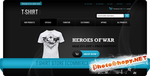 ThemeForest - T-Shirt Store eCommerce HTML Theme - Rip