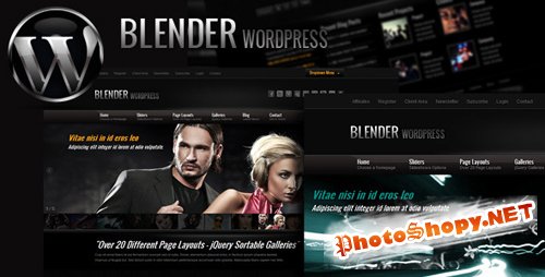 ThemeForest - Blender Wordpress Portfolio Theme