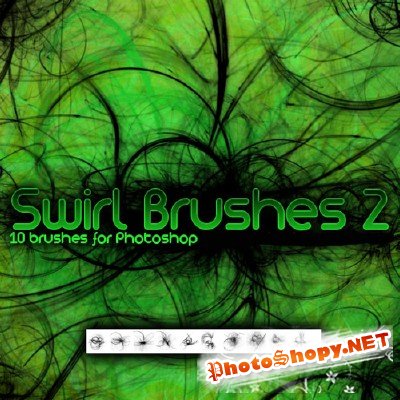 Swirl Brushes set 2 for Photoshop