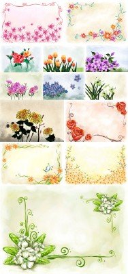 Flower backgrounds pack # 10