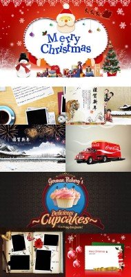 Collection of Beautiful  PSD Sources  2011 pack # 54