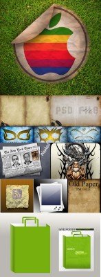 Collection of Beautiful  PSD Sources  2011 pack # 57