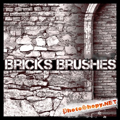 Bricks set for Photoshop