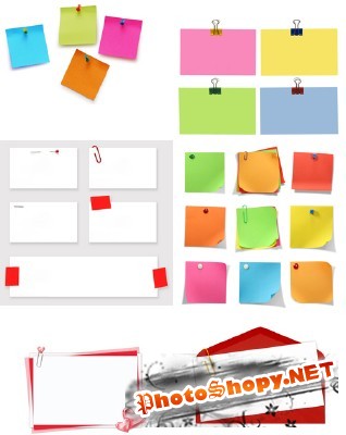 Office paper attachment and note sheets