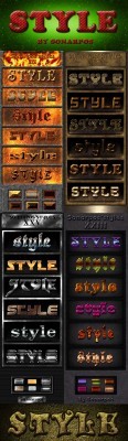 Text Styles for Photoshop pack # 3