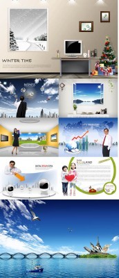 Collection of Beautiful  PSD Sources  2011 pack # 61