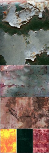Textures - Rusty, Flaky Old Paint Vol. 07