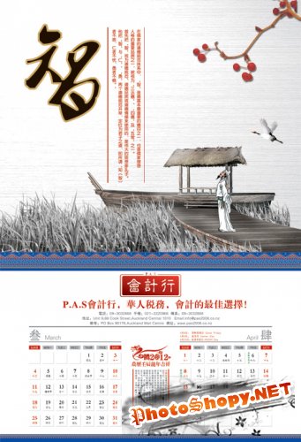 Calendar Year 2012 accounting firm PSD layered material 2