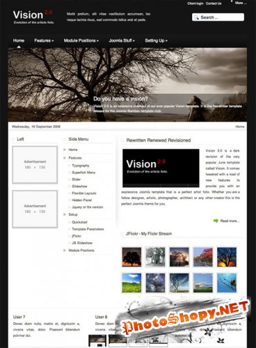 BambooTheme - Vision 2.0 (Joomla 1.5)