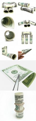 Photo Cliparts - Folded money
