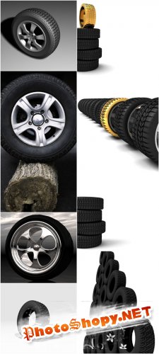 Photo Cliparts - Tires