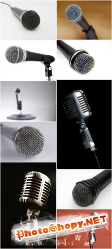 Photo Cliparts - Microphone