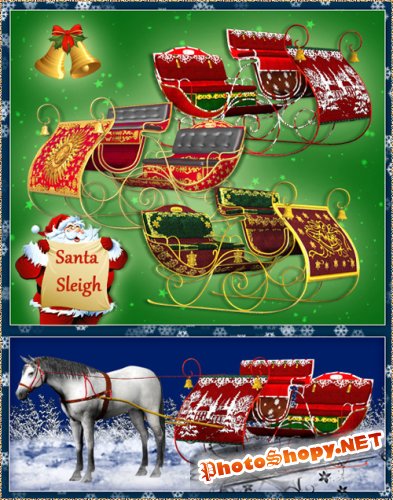 Scrap-kit - Santa Sleigh