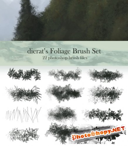 Foliage Brush Set