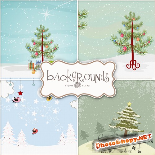 Textures - Christmas Backgrounds #27