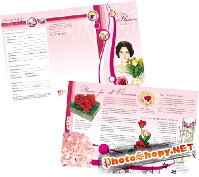 Templates for Design - Scented Delivery Brochure 11 x 8.5 BoxedArt 