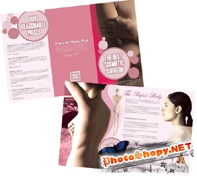 Templates for Design - Cosmetic Surgery Brochure 11 x 8.5 BoxedArt