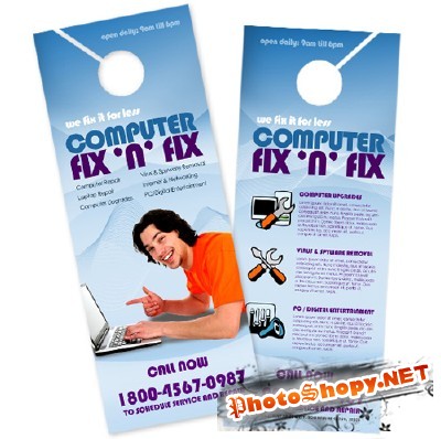 Computer Fix Brochure Template - BoxedArt