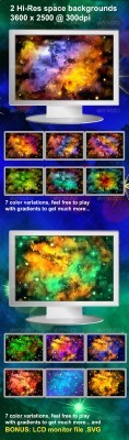 Hi-Res Space Backgrounds - Graphicriver