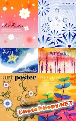 PSD Flower backgrounds 2011 pack 19